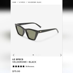 Le Specs Velodrome Sunglasses in Black